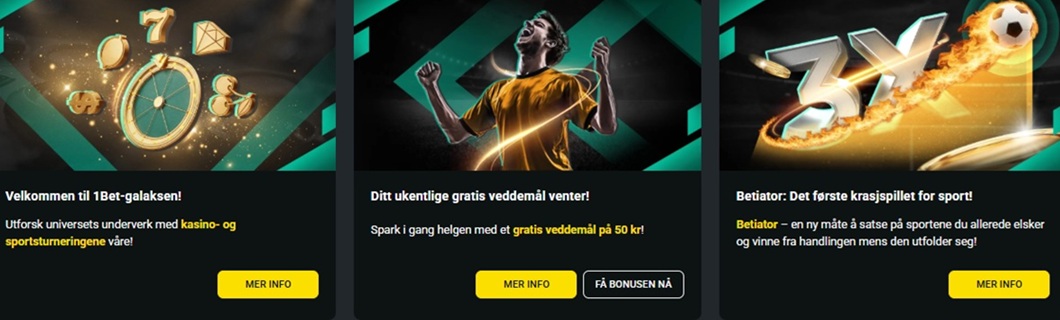 1bet kampanjer