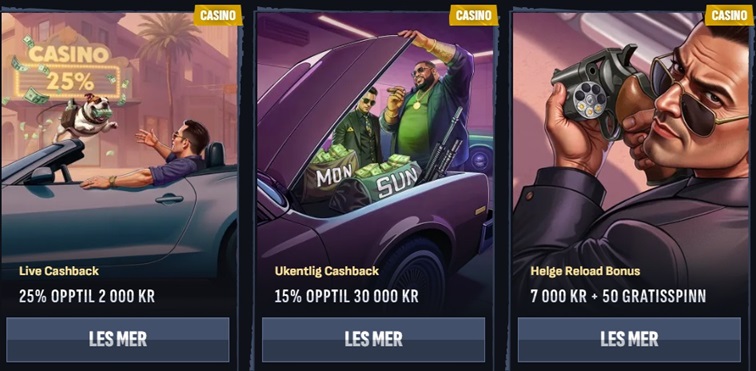 mafiacasino kampanjer