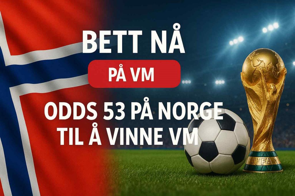 odds på norge vinner vm