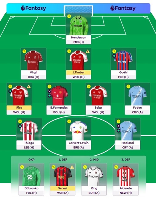 fpl gameweek 16 oddsnet