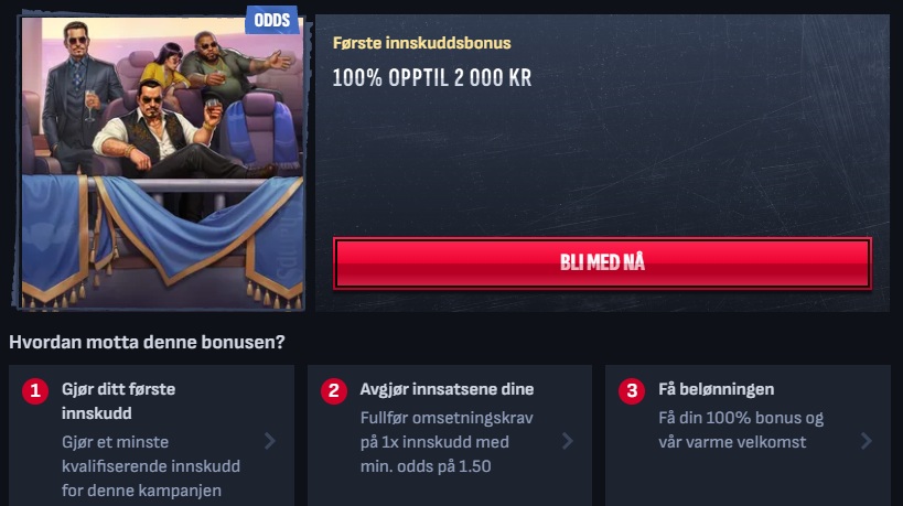 mafia casino sports velkomstbonus