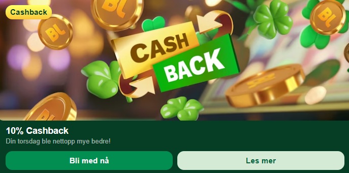 big lucky casino cashback
