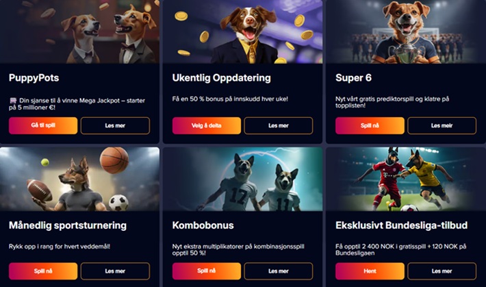 puppybet kampanjer