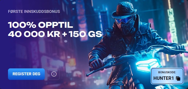 lucky hunter casino velkomstbonus