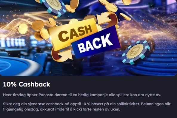panosta casino cashback