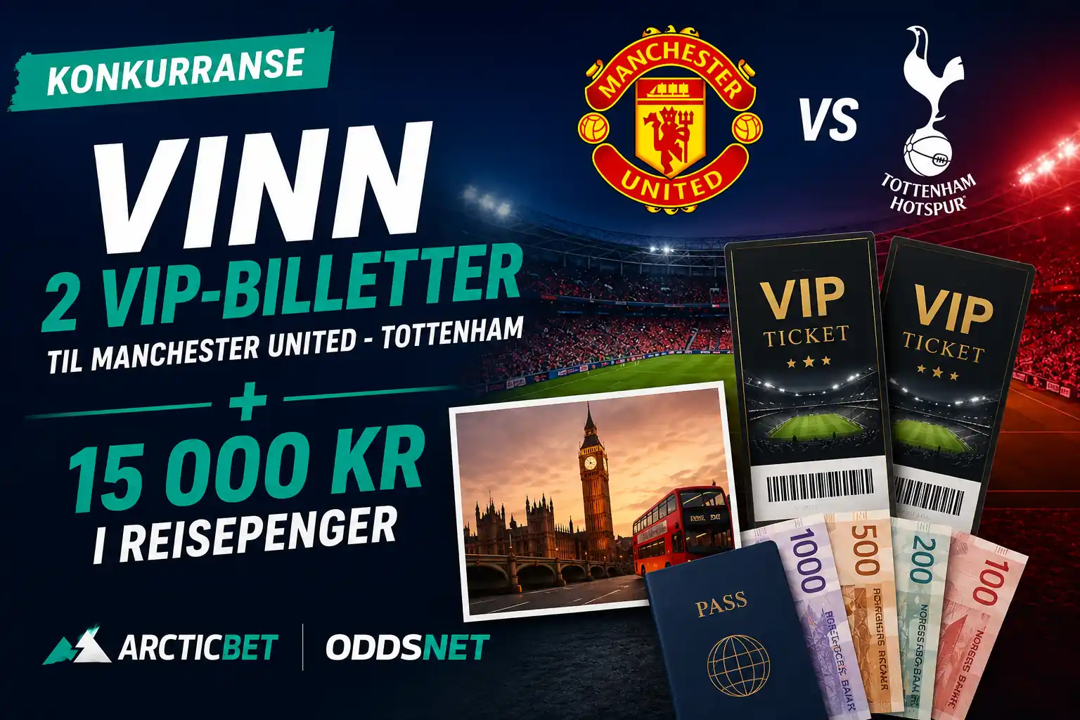vip billetter manchester united - tottenham